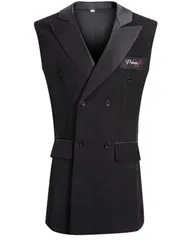 美品★社交ダンス★スタンダード★ラテン★メンズ★ベスト★ストライプ★L 新品☆社交ダンス☆ラテン☆ベスト☆シルバーグレー☆サテン☆ストーン