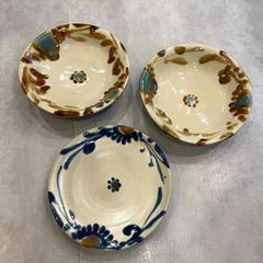 益子焼 中村哲雄 粉引丸縁7寸鉢 - メルカリ