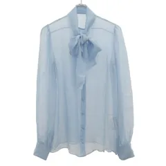 D&G (ドルチェ＆ガッバーナ)レディース　長袖デザインブラウス　【38】　美品 2026年最新】D&G ／ Dolce＆Gabbana レディース 長袖 シャツ・ブラウス