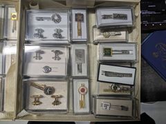 値下げ☆飛行機ヘリコプタータイピン記念品川崎重工業KAWASAKIネクタイ