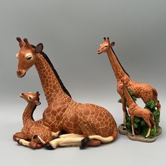 キリンの置物 2頭セット キリンの置物 2頭セット - メルカリ