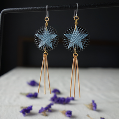 星に願いを（ブルー）　イヤリング / ピアス / ノンホールピアス