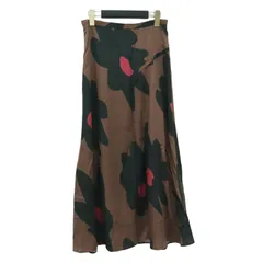 Paul Smith ポールスミス スカート ブラウン系 サイズ:38(M) / ビッグフラワー ロング スカート / Big Flower / フレア 花柄  / ボトムス【レディース】【中古】のサムネイル