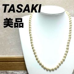 極美品】タサキ K18YG 8連 ワイヤー ベビーパール ネックレス 箱付き 