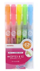 ゼブラ 蛍光ペン オプテックス1 EZ 5色 WKS11-5C 