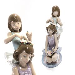 リヤドロ LLADRO 1478 アロハ 廃盤 希少 ハワイ限定 花 レイ 少女