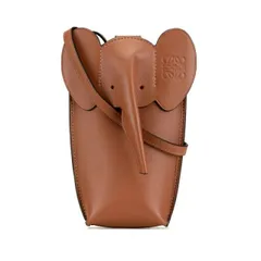 LOEWE ロエベ　エレファントレザーショルダーバッグ　0530✴︎ LOEWE ロエベ loewe ショルダーバッグ エレファント ポケット