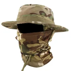 新品 サバゲー フェイスマスク セット ブーニーハット サファリハット メンズ 帽子 キャップ ハット 日焼け止め 紫外線 ＵＶカット