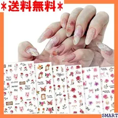 ☆人気_Z048 3Ｄ ネイルシール 花 バラ 花びら ネイル用シール ラワ 6枚セット 可愛い レディース 初心者 2022