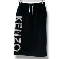 ★KENZO★ケンゾー★黒ロングスカート★麻100%★スリット★刺繍カッコイイ★ ☆KENZO☆ケンゾー☆黒ロングスカート☆麻100%☆スリット☆刺繍