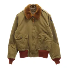 BUZZ RICKSON'S 赤リブ B-10 ムートン襟 フライトジャケット BUZZ RICKSON'S 赤リブ B-10 ムートン襟 フライトジャケット