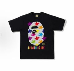 A BATHING APE レタープリント半袖Tシャツ 男女兼用 - メルカリ