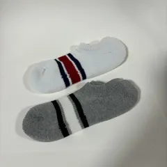 アンクルソックス ローカット ソックス 靴下 25-27cm 2足セット 2Pソックス メンズ スニーカーソックス キースポーツ KEE SPORTS 2P BORDER ANKLE SOCKS