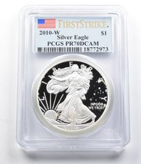 PR70 DCam 2010-W アメリカンシルバーイーグル FS PCGS 
