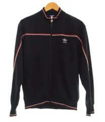 アディダス adidas 西ドイツ 80's デサント トラックジャケット ATS-192 ジャケット ブラック 103MT-2283