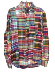 USA製 00s GITMAN BROS VINTAGE Patchwork L/S Shirt 15 1/2R ギットマンブラザーズ パッチワーク長袖シャツ 三点留め 古着