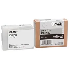 【在庫限り】（まとめ） エプソン EPSON インクカートリッジ ライトグレー ICLGY89 1個 【×3セット】