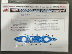 【Wing&RailModelsnet】1/350 日本海軍 戦艦三笠 専用 甲板マスキング 【YMM-7】ハセガワ社用のサムネイル