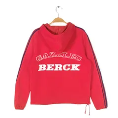 70s アディダス フランス製 VENTEX ヴィンテージトラックジャケット ジャージ フード バックプリント レッド adidas M CK0249