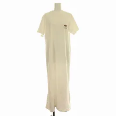 バンズ VANS TOGA ARCHIVES ジャージーロングワンピース TC01-JH523 コラボ ワンピース 半袖 ロング スリット 38 白 ホワイト /☆Gのサムネイル