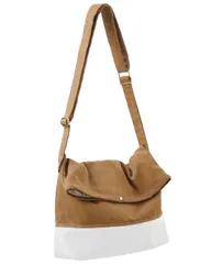 `ホワイト [Elany] ショルダーバッグ 斜め掛けバッグ クロスボディーバッグ レディース メンズ 無地 A4サイズ 大容量 キャンバス 帆布製 肩掛け カジュアル おしゃれ シンプル 軽量 人気 男女兼用 旅行 学生 高校生 プレゼント