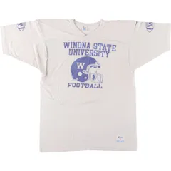 古着 80年代 チャンピオン Champion トリコタグ Vネック フットボールTシャツ USA製 メンズL相当 ヴィンテージ/eaa567875