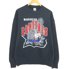 NHL ワシントン・キャピタルズ ユニフォーム Game Worn Jeff Toms Blue Screaming Eagle Washington Capitals