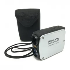 【美品】ニコン レーザー距離計 シルバー LASER500 WATER RESISTANT 6×20 通電確認済 収納ケース付ゴルフ Nikon