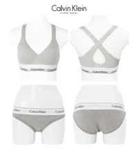 カルバンクライン 上下セット 下着 女性 レディース Calvin Klein ck ブラ ショーツ s m l xl  グレーショーツセット 正規品 新品 女性 cklset6