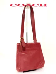 ★フォローで割引クーポン発行中★【美品】OLD COACH オールドコーチ　レザー　トートバッグ　ショルダーバッグ　4157 ボルドー