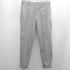 ◇ ⊂ GLOBAL WORK グローバルワーク センタープレス スラックス サイズS グレー メンズ E  【1506110008749】