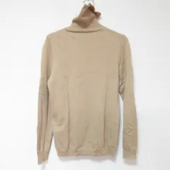 美品 Theory luxe セオリーリュクス カシミヤ100% 長袖 タートルネック ニット セーター 38 キャメル レディース 古着 中古 USED