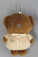 【中古】バッジ・ビンズ ボリス(ブラウン) マスコットバッジふわふわのお洋服 「タイトーくじ ミッフィー＆ボリス Fluffy Collection」 D賞