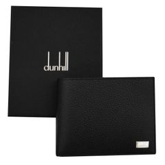 ダンヒル バーリントン 6cc ジップ コンパクト ウォレット レザー