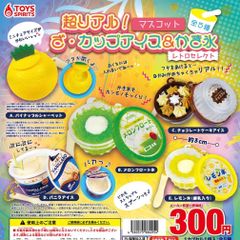超リアルざカップアイス&かき氷ガチャガチャ昭和レトロセレクト食品サンプル玩具ミニチュア