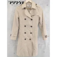 ■ ◎ NATURAL BEAUTY BASIC ウエストベルト付き  トレンチ コート サイズM ベージュ レディース  【中古】 【1103050002792】