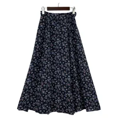 JUSGLITTY ジャスグリッティー 花柄スカート size2/ネイビー系