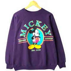 古着 90年代 Disney MICKEY MOUSE ミッキーマウス キャラクタースウェットシャツ トレーナー メンズXL相当 ヴィンテージ/eaa583207
