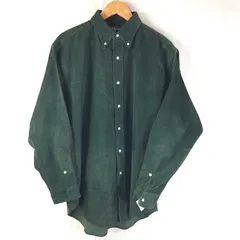 ラルフローレン RALPH LAUREN  シャツ 長袖 ワンポイント コーデュロイ グリーン 緑 メンズMサイズ 928765