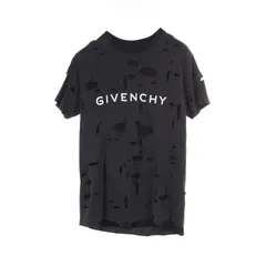 ジバンシィ GIVENCHY カットソー デストロイド ブラック コットン Tシャツ メンズ Used Aのサムネイル