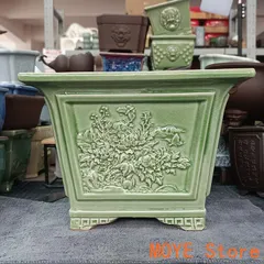 青磁鉢 多肉植物 植木鉢 小品 大品盆栽鉢 陶器鉢置物 陶器 盆栽鉢 山野草鉢 多肉植物 植木鉢 小品大品盆栽鉢 陶器鉢 置物