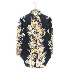 Vivienne Westwood (ヴィヴィアンウエストウッド) 90s couture Archive 総柄 プリンセスライン シャツ シャツカラー ブラック/イエローのサムネイル