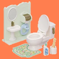 【 トイレセット 】 カ-629 STマーク認証 家具 3歳以上 おもちゃ ドールハウス Sylvanian シルバニアファミリー Families エポック社 EPOCH