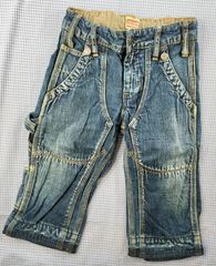 デニムダンガリー DENIM DUNGAREE デニムパンツ 110cm 子供服 中古