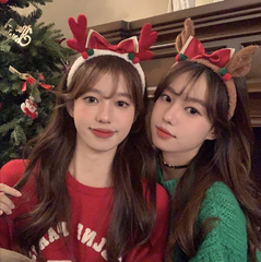即納 クリスマス カチューシャ 髪飾り オシャレ 可愛い か わいい クリスマス子供 大人 インスタ ヘアアクセ アクセサリー 角 鹿