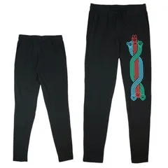 レディース パンツ 【クリックポスト対応可】 POWER PUFF GIRLS COTTON PANT パワーパフガールズ コットンパンツ 黒 ブラック ジェンダーフリー ズボン パジャマパンツ ルームウェア アメキャラ バターカップ ブロッサム バブルス