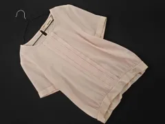 PAUL STUART ポールスチュアート タック ブラウス シャツ size6/ペールオレンジ ■◆ レディース
