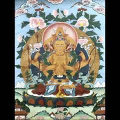 手描き 1点物 ◆「チベットの祈りを手のひらに。携帯できる仏教美術、ツァカリ。」 手描き 1点物 ◇「チベットの祈りを手のひらに。携帯できる仏教