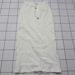 ◇ ⊇ CIAOPANIC TYPY ストライプ柄 ロング丈 タイト スカート サイズS ホワイト系 レディース E  【1509190010381】