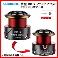 BB-X FIRE BLOOD C4000D スプール シマノ純正】 夢屋 15BB-X ファイアブラッド C4000Dスプール